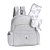 Mochila Maternidade Lu Urso Cinza Masterbag Baby - Imagem 2