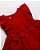 Vestido Tricoline Com Laços Vermelho Anjos Baby - Imagem 2