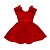 Vestido Vermelho Cetim Chic - Anjos Baby - Imagem 1