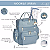 Mochila Maternidade Urban Carrinhos Azul - Masterbag Baby - Imagem 7