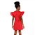 Vestido Infantil de Tecido Vermelho - Luluzinha - Imagem 2