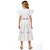 Vestido Infantil de Tricoline Midi com Entremeios Off White- Luluzinha - Imagem 2