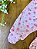 Macacão Longo Fem c/ Ziper Suedini Rosa Estampado- Anjos Baby - Imagem 3
