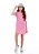 Vestido Infantil  Rosa com Abertura nas Costas - Mylu - Imagem 3