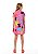 Vestido Infantil T-Shirt Rosa Elementos Viagem - Mylu - Imagem 2