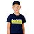 T-Shirt de Malha Masc Azul Marinho com Silk Lettering - Oliver - Imagem 2