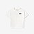 Camiseta Infantil em Algodão Branca com Estampa na Frente e nas Costas- Lacoste - Imagem 3