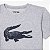 Camiseta Infantil Sport Quick Dry com Estampa Croco Cinza- Lacoste - Imagem 3