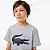Camiseta Infantil Sport Quick Dry com Estampa Croco Cinza- Lacoste - Imagem 2