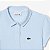 Camisa Polo Fem Infantil em Minipiquet com Gola Recortada Azul Claro- Lacoste - Imagem 2
