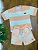 Conjunto Masc Camiseta Listrada e Bermuda de Abacaxi- Oliver - Imagem 1