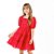 Vestido Fem Vermelho com Babadinhos - Luluzinha - Imagem 1