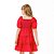 Vestido Fem Vermelho com Babadinhos - Luluzinha - Imagem 2