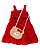 Vestido com Bolsa Maquinetado Vermelho- Anjos Baby - Imagem 1