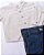 Conjunto Masc Camisa ML e Bermuda Jeans- Anjos Baby - Imagem 4