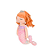 Boneca Ângela Sereia Isla 33CM - Metoo - Imagem 3