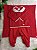 Saída Maternidade Masc Tricot Feliz Suedine Vermelho - Beth Bebê - Imagem 1