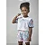 Conjunto Fem Blusa com Laço Azul e Short Estampado - Luluzinha - Imagem 3