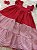 Vestido Infantil Rodado Vermelho e c/ Listras - Luluzinha - Imagem 4