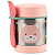 Pote Térmico Com Talher Zoo Gatinha - Skip Hop - Imagem 1