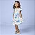 Vestido Infantil  Florido com Laço Azul - Luluzinha - Imagem 1