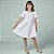 Vestido Infantil Branco Bordado Borboletas - Luluzinha - Imagem 1