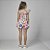 Conjunto Fem Infantil Blusa Cropped e Short Colorido - Mylu - Imagem 2