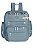 Kit Mala de Rodinha + Mochila Urban Carrinhos Azul - Masterbag Baby - Imagem 8