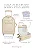 Kit Mala de Rodinha + Mochila Urban Borboleta Marfim - Masterbag Baby - Imagem 7