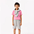 Camiseta Infantil em Jérsey de Algodão Rosa  - Lacoste - Imagem 4
