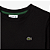 Camiseta Masc Infantil em Jérsey de Algodão Preto - Lacoste - Imagem 5