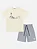 Conjunto Masc Camiseta Off White Fato e Bermuda Listrada - Divertto - Imagem 1