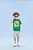 Conjunto Masc Camiseta Verde e Bermuda Listrada Eco - Boy Joy - Imagem 1