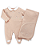 Saída Maternidade Fem Rosa Queimado Animais RN - Anjos Baby - Imagem 1