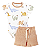 Conjunto Masc Body Dinossauro e Short Malha - Anjos Baby - Imagem 1