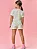 Conjunto Infantil Fem Blusa E Short Floral Verde Mundo - Cinti - Imagem 2