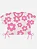 Conjunto Infantil Blusa E Short Floral Rosa Mundo -Cinti - Imagem 2