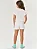Conjunto Fem Blusa C/ Flores Coloridas e Short Saia Off White - Cinti - Imagem 5