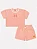 Conjunto Infantil Fem Monocromático Borboleta Laranja Neon Mundo - Cinti - Imagem 2