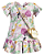 Vestido Rosa Estampado Selva 01-Anjos Baby - Imagem 1