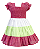 Vestido Três Marias Maguinha c/ Elastico Colorido 02- Anjos Baby - Imagem 1