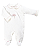 Saída Maternidade Fem Maquinetado Chic Off White RN- Anjos Baby - Imagem 1