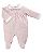 Macacão Fem Malha Maquinetada Rosa c/ Bordados P- Anjos Baby - Imagem 1