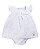 Body Vestido Branco Bordado P - Anjos Baby - Imagem 1