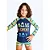 Conjunto Masc Blusa ML Proteção UV e Sunga Estampa Tubarão - Marujos e Sereias - Imagem 1