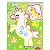 Livro-Pad de Colorir Com Glitter: Unicórnios - Happy Books - Imagem 4