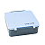 Bento Box 3 Divisórias com Pote Térmico Azul - Bup One - Imagem 1