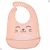 Babador em Silicone com Pega Migalhas Gumy Pêssego- Buba - Imagem 3