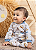 Macacão Masc Longo c/ Ziper Estampado RN - Anjos Baby - Imagem 1