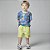 Conjunto Masc Camiseta Oceano e Bermuda Verde Limão - Oliver - Imagem 1